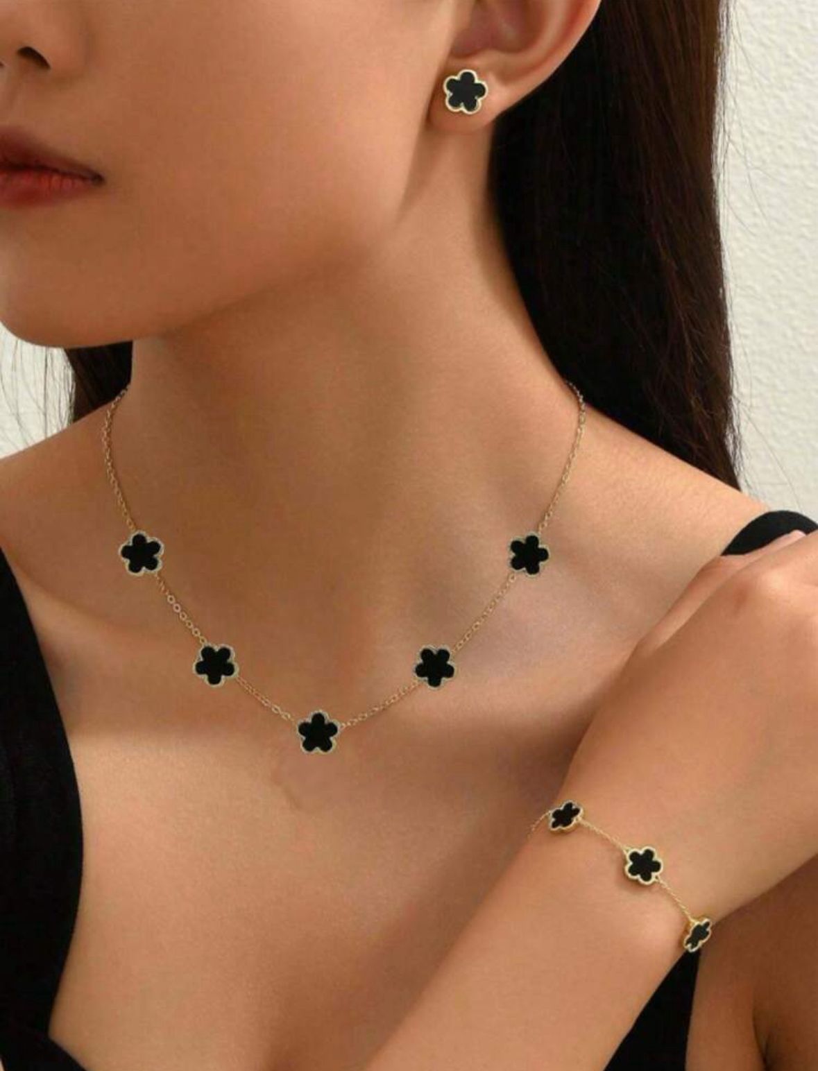 TRIO VAN CLEEF NEGRO