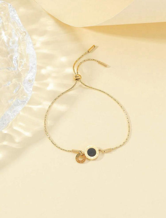 PULSERA CON PIEDRA NEGRA